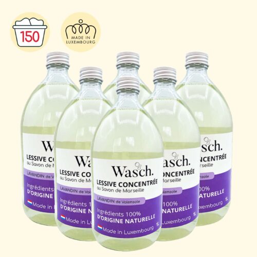 Lot de 6 Lessives Lavandin