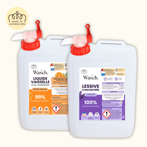 Pack Lessive Lavandin & Vaisselle Cèdre Orange (2x10L)