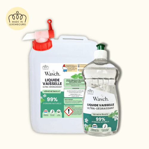 Pack Liquide Vaisselle Verveine Basilic (10L+500ml)