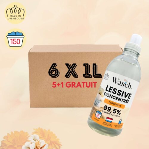 Lot de 6 Lessives Cotonova (rPET)